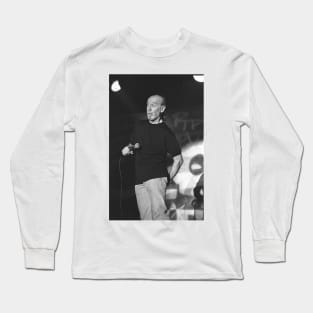 George Carlin BW Photograph Long Sleeve T-Shirt